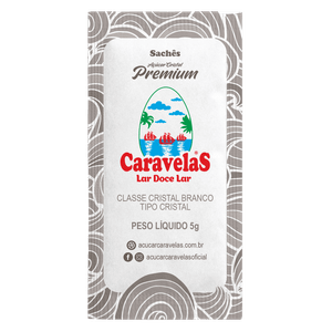 AÇÚCAR CRISTAL CARAVELAS SACHÊ CX. 2KG 400 UN - 5G