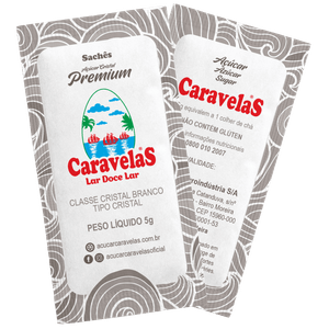 AÇÚCAR CRISTAL CARAVELAS SACHÊ CX. 5KG 1.000 UN - 5G